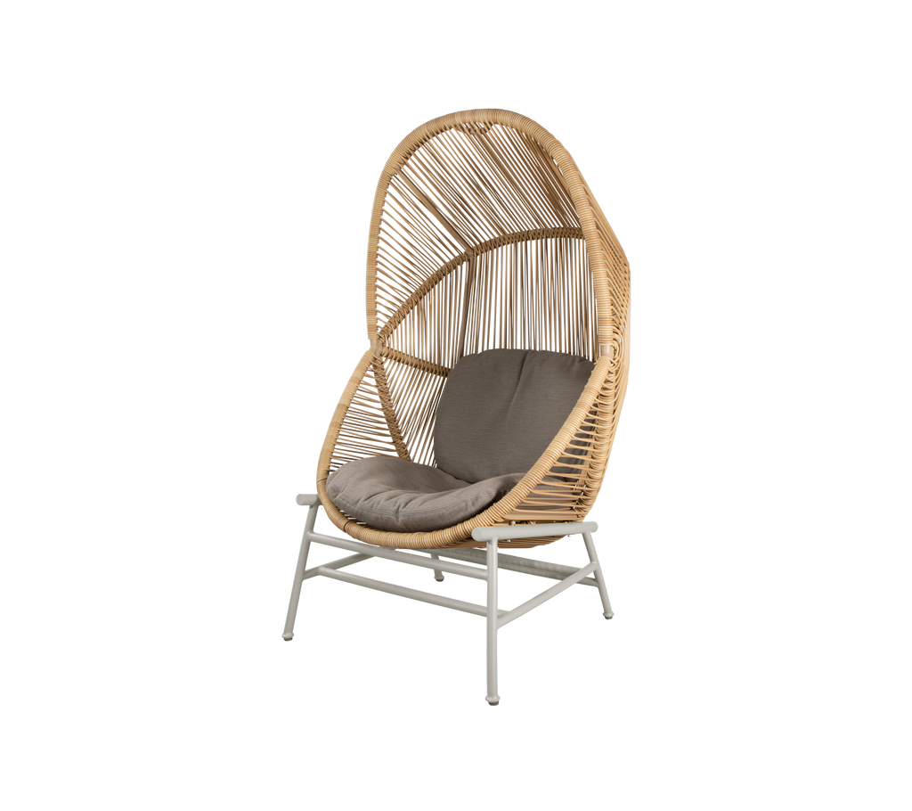 Woven Outdoor Lounge Chair Rope Base