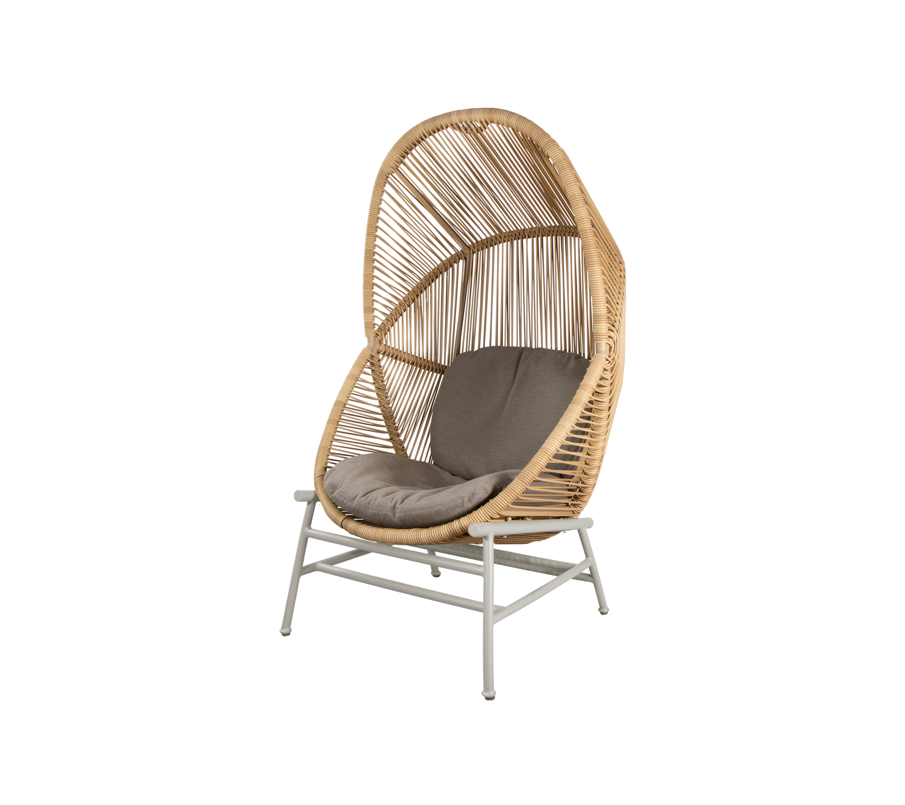 Woven Outdoor Lounge Chair Rope Base