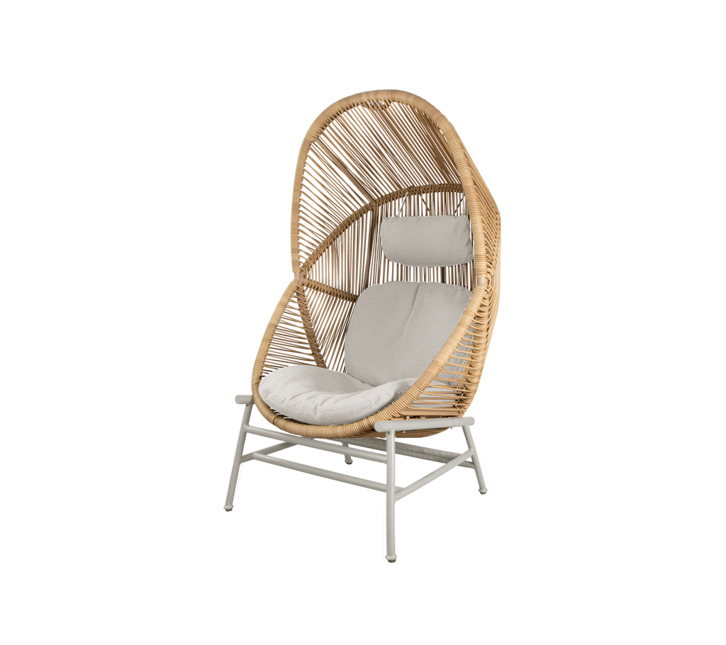 Woven Outdoor Lounge Chair Rope Base