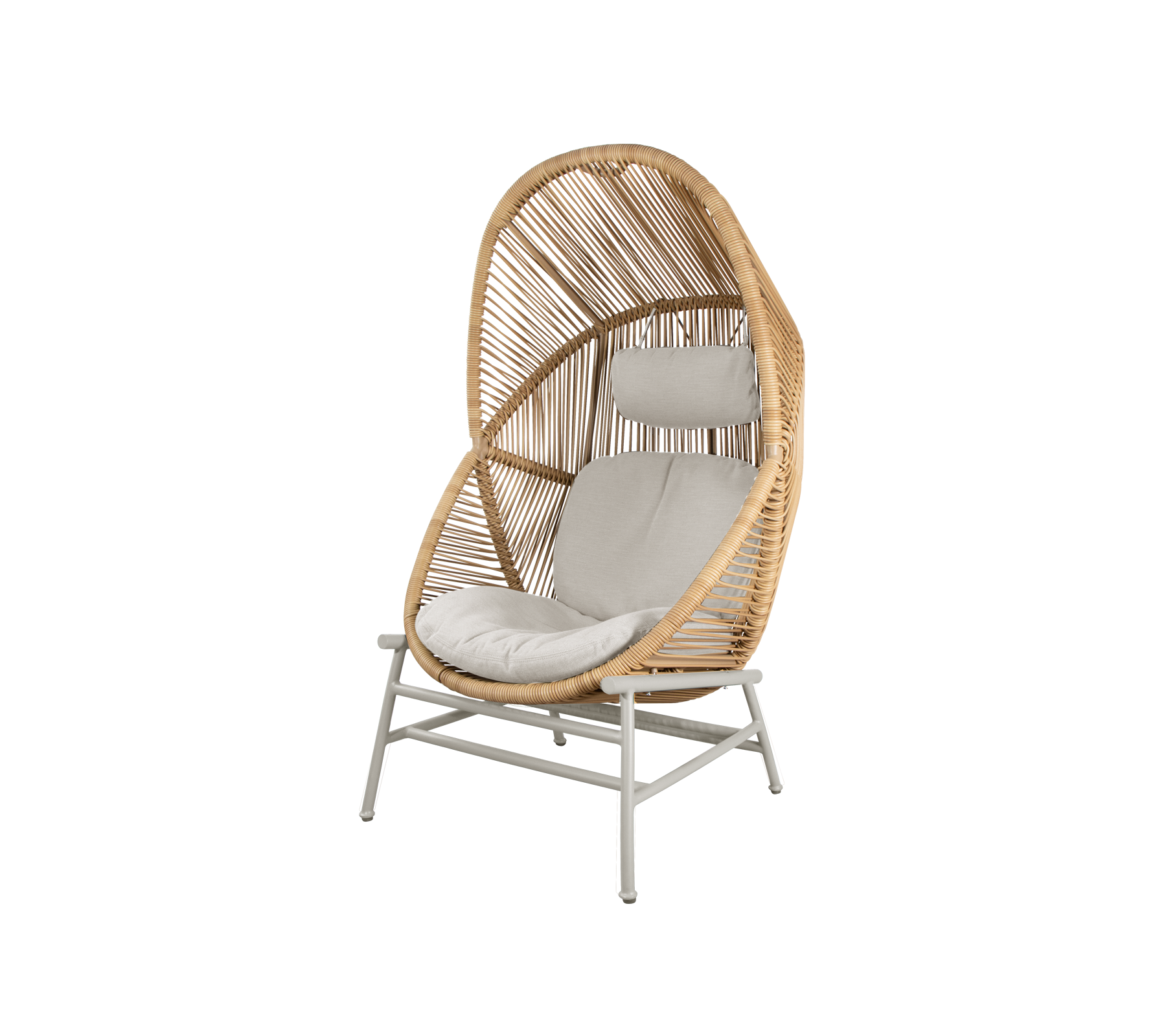 Woven Outdoor Lounge Chair Rope Base