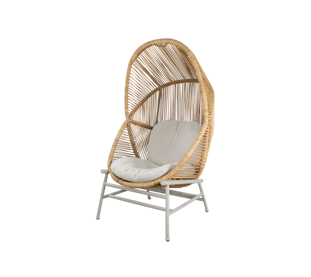 Woven Outdoor Lounge Chair Rope Base