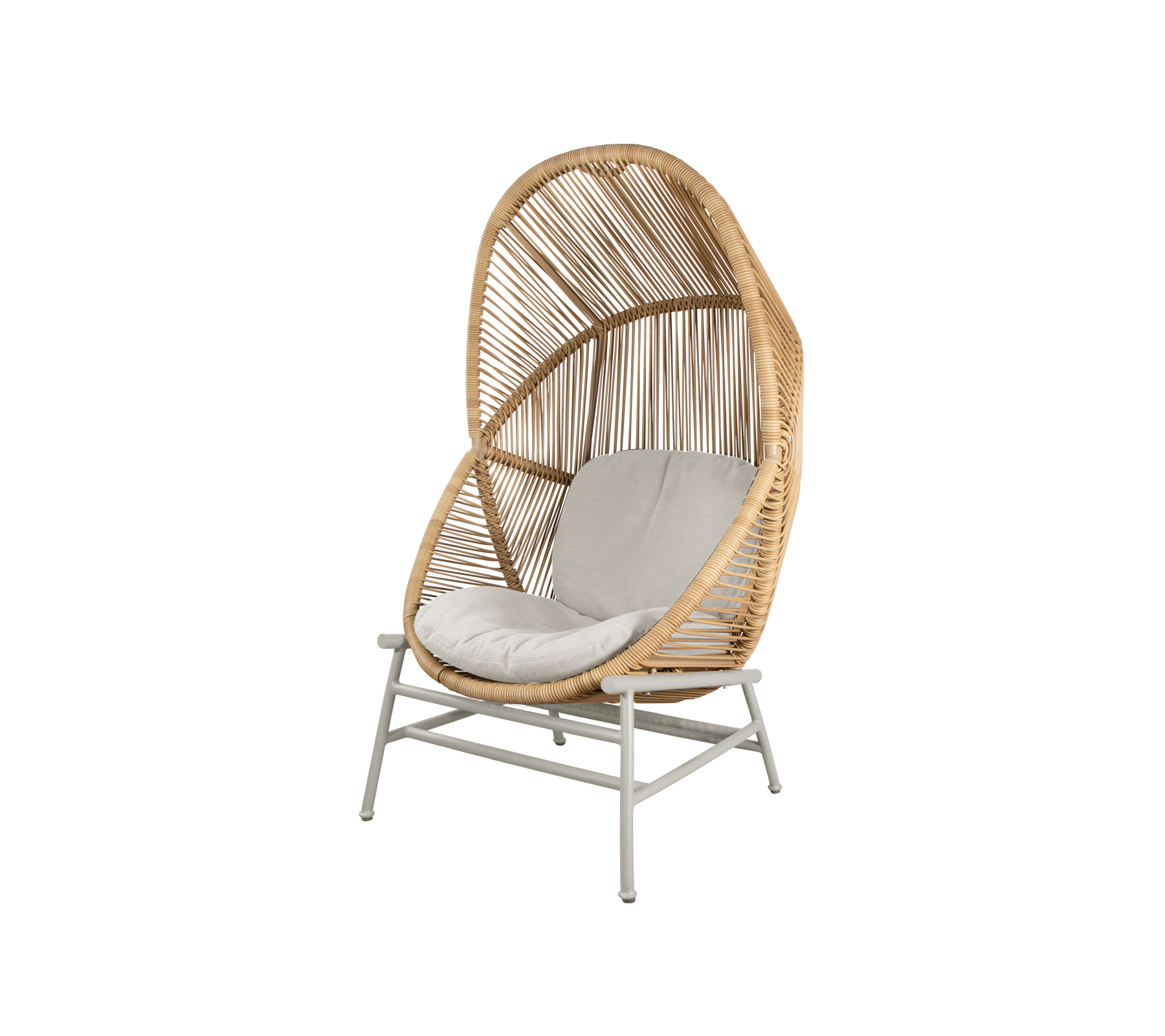 Woven Outdoor Lounge Chair Rope Base