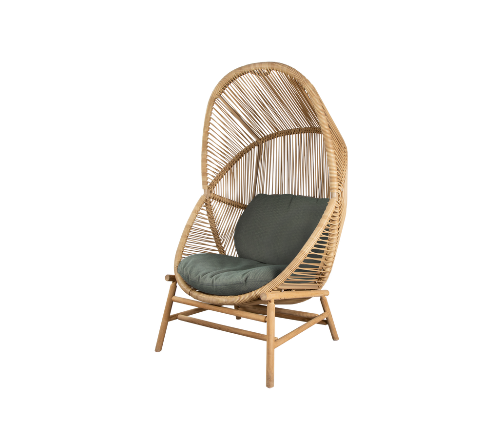 Woven Outdoor Lounge Chair Rope Base