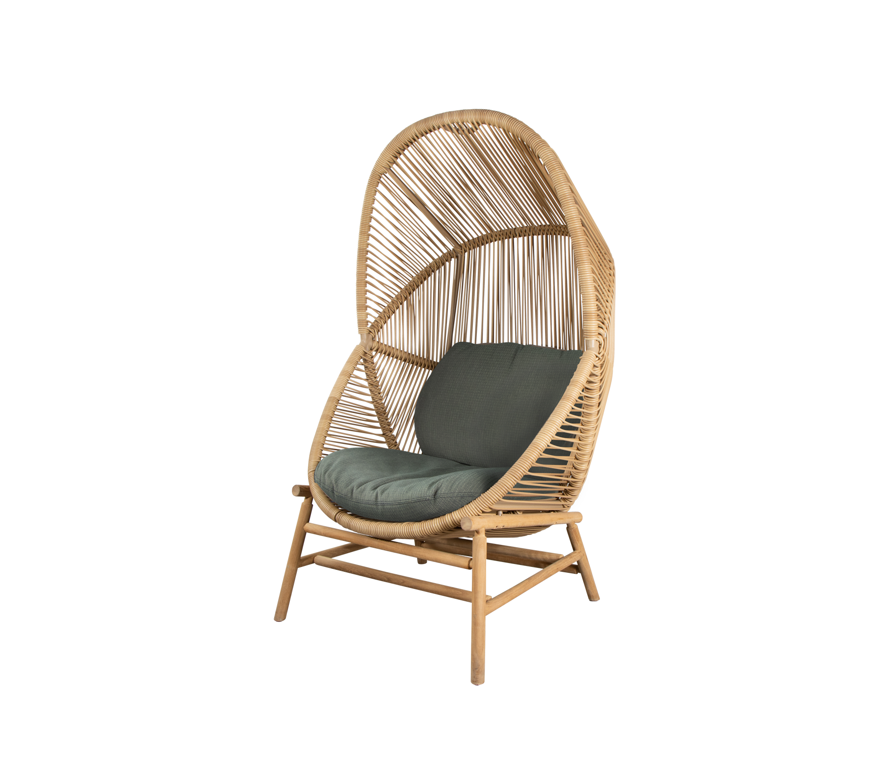 Woven Outdoor Lounge Chair Rope Base