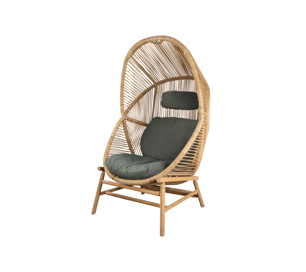 Woven Outdoor Lounge Chair Rope Base