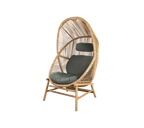Woven Outdoor Lounge Chair Rope Base