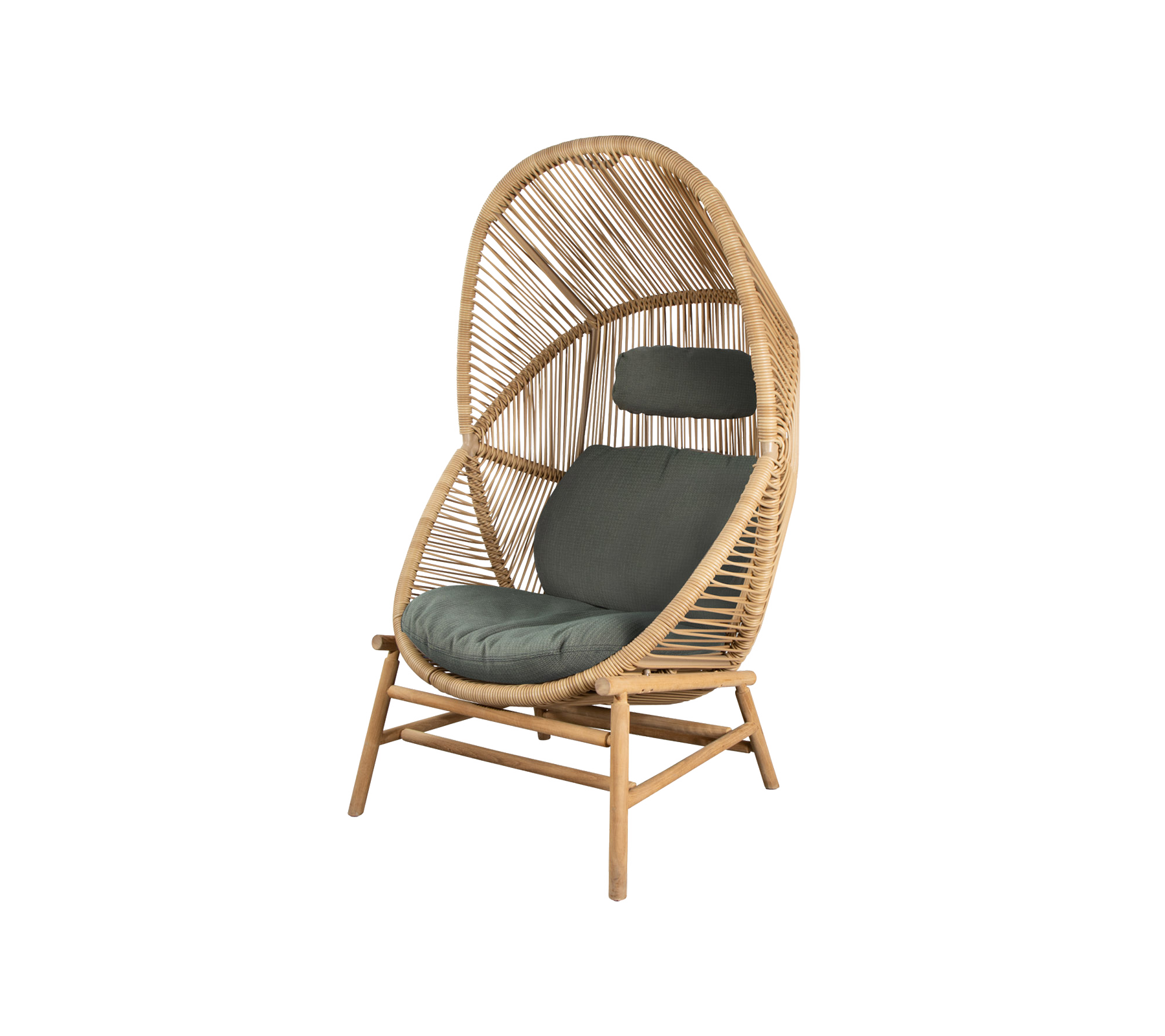 Woven Outdoor Lounge Chair Rope Base