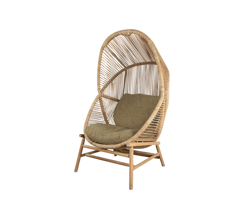 Woven Outdoor Lounge Chair Rope Base