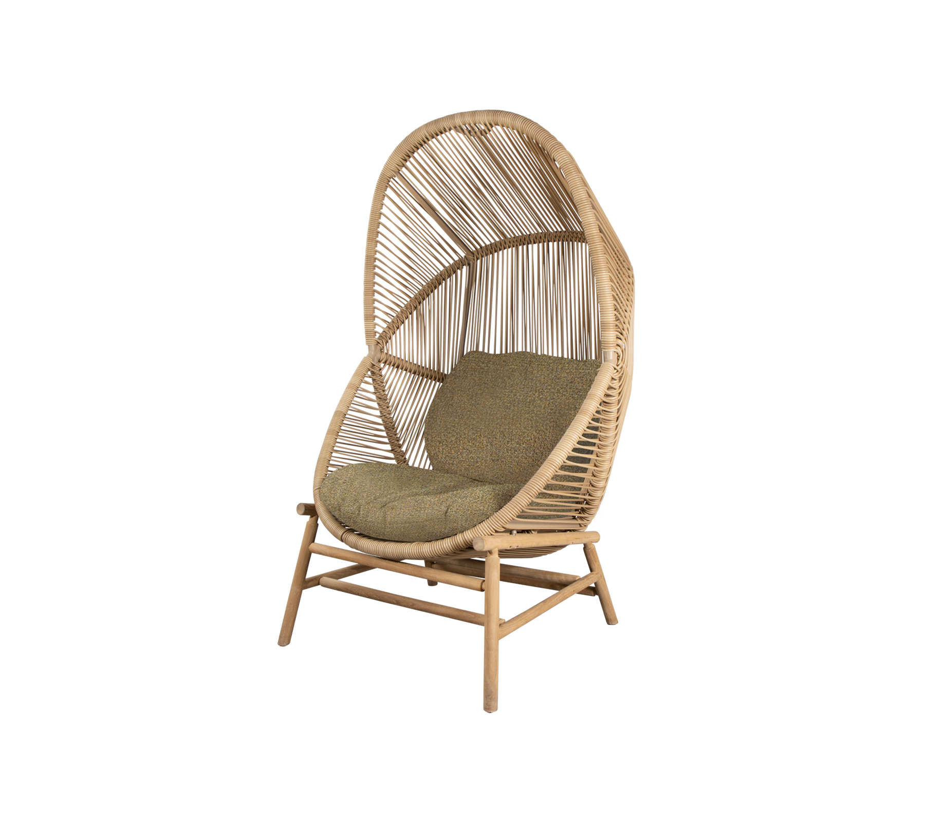 Woven Outdoor Lounge Chair Rope Base