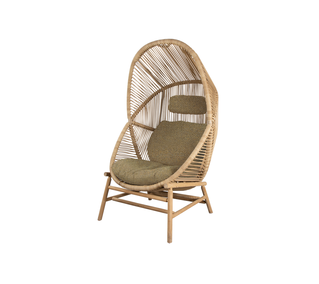 Woven Outdoor Lounge Chair Rope Base