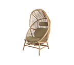 Woven Outdoor Lounge Chair Rope Base