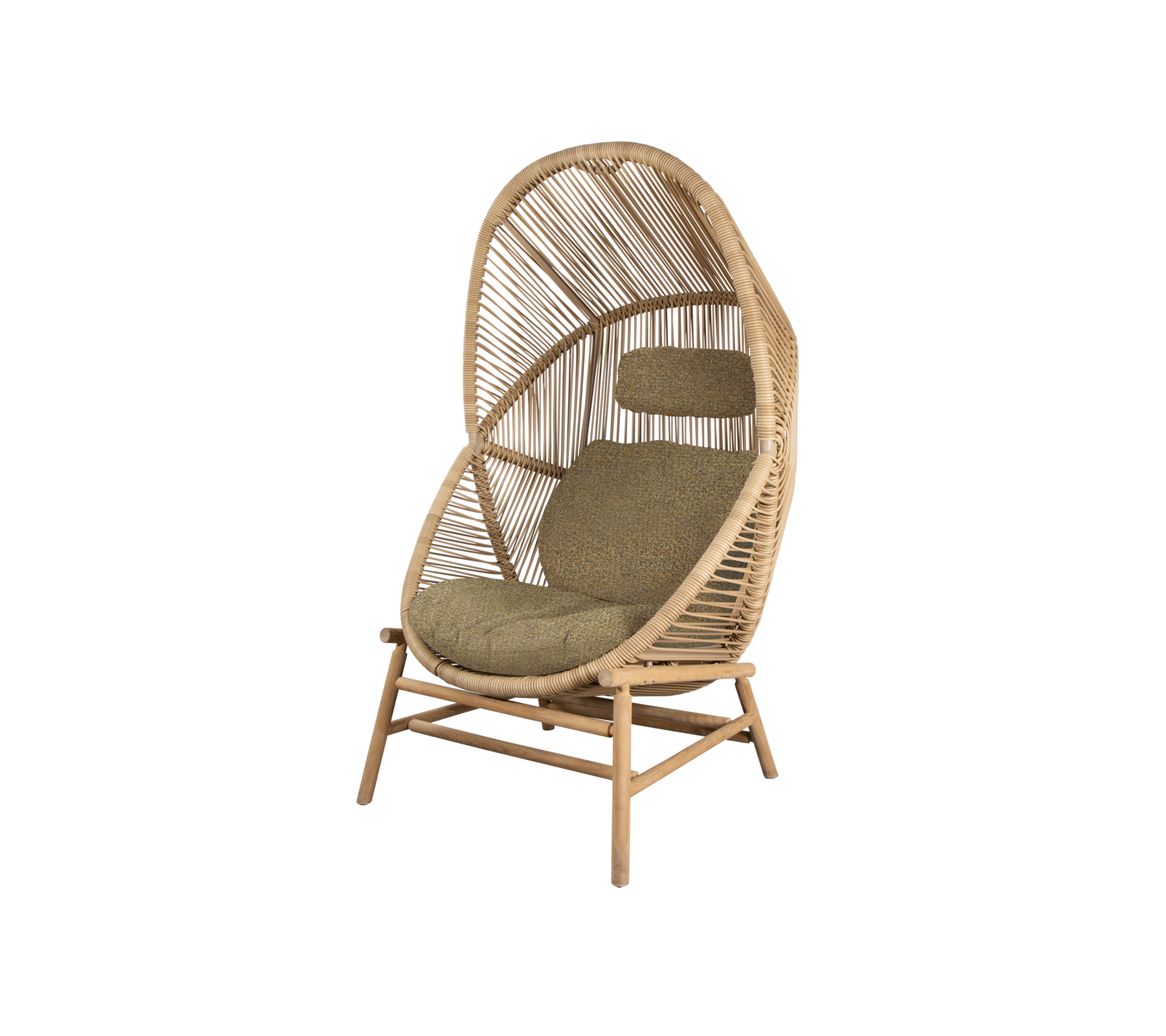 Woven Outdoor Lounge Chair Rope Base