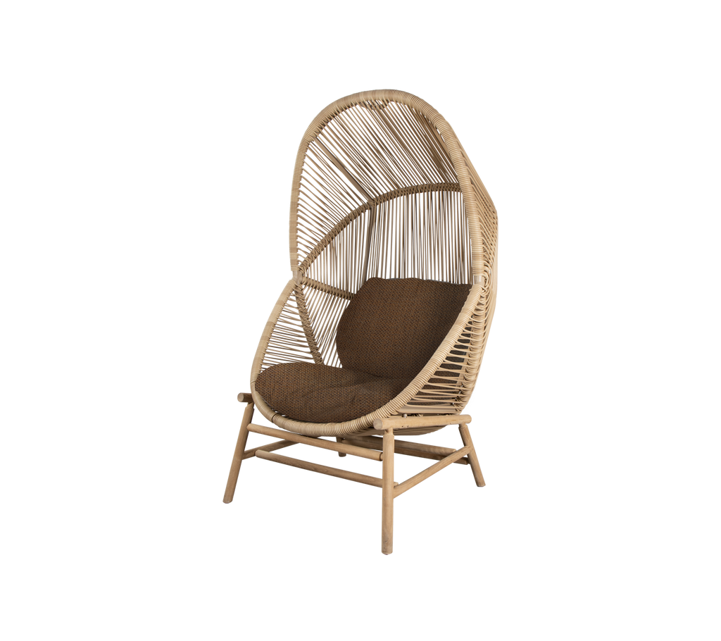 Woven Outdoor Lounge Chair Rope Base