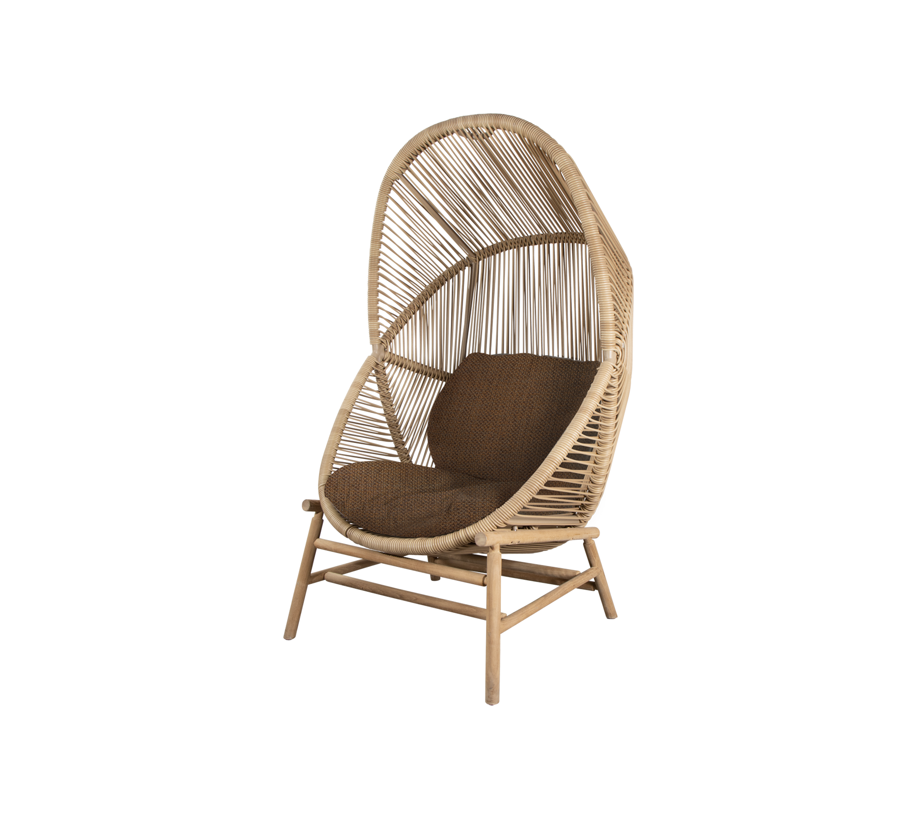 Woven Outdoor Lounge Chair Rope Base
