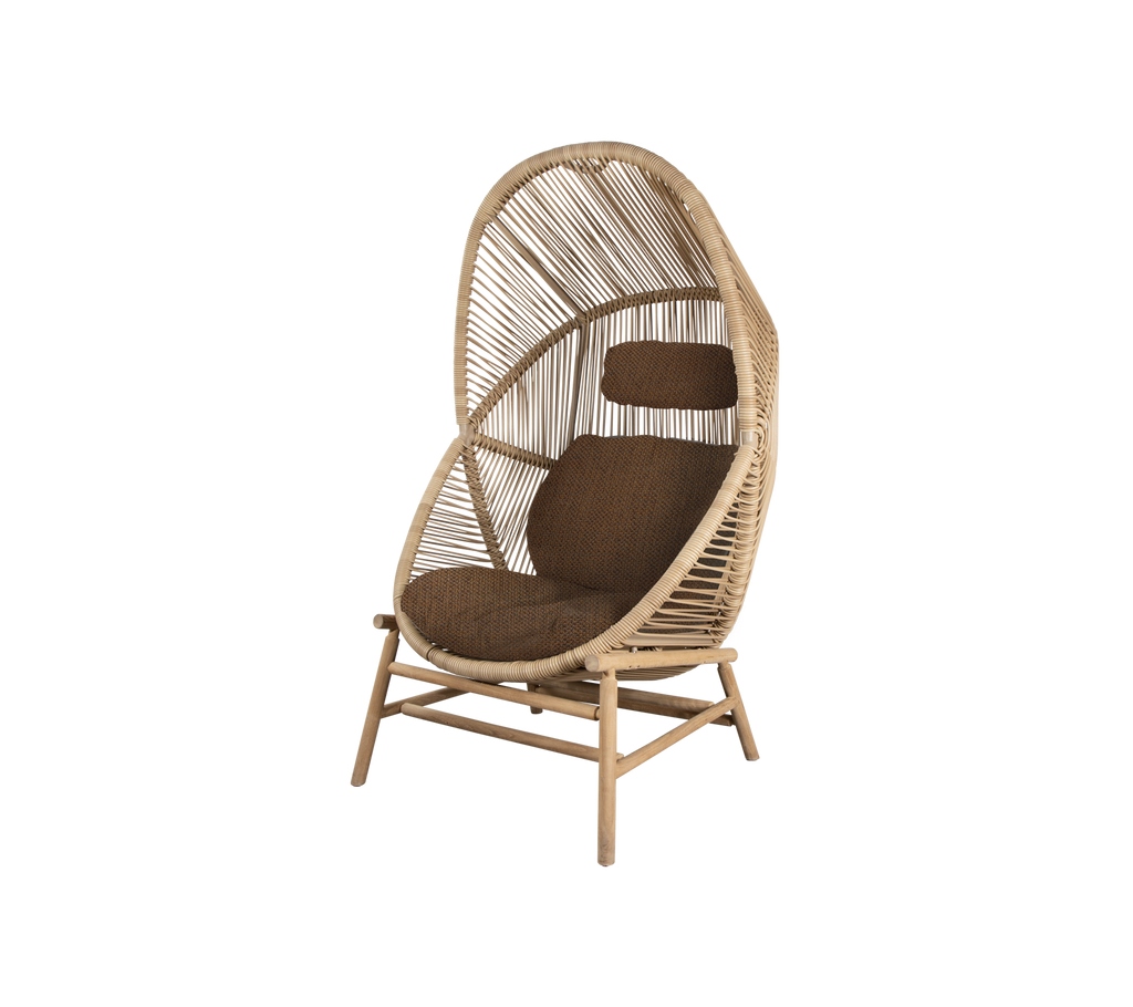 Woven Outdoor Lounge Chair Rope Base