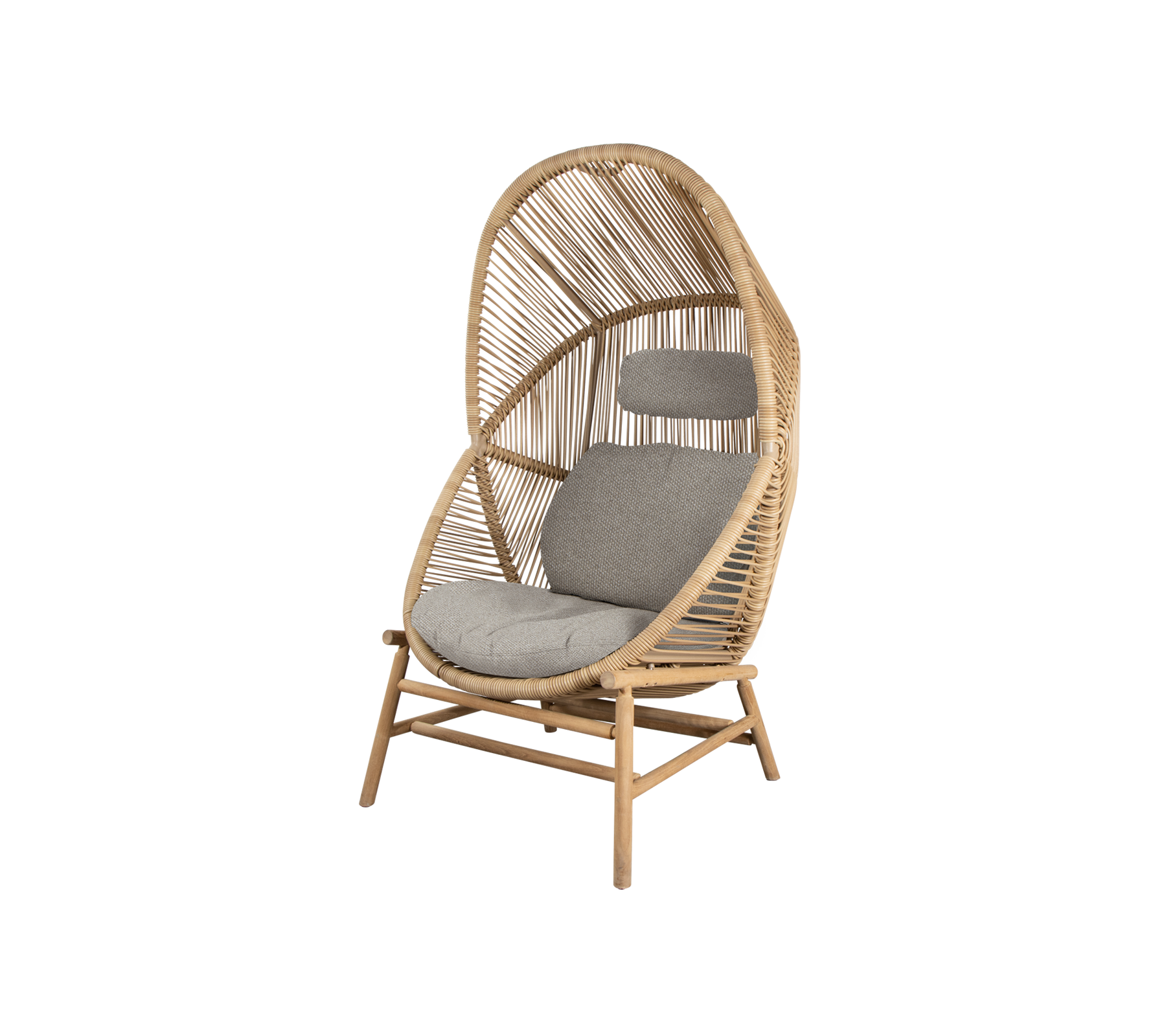 Woven Outdoor Lounge Chair Rope Base