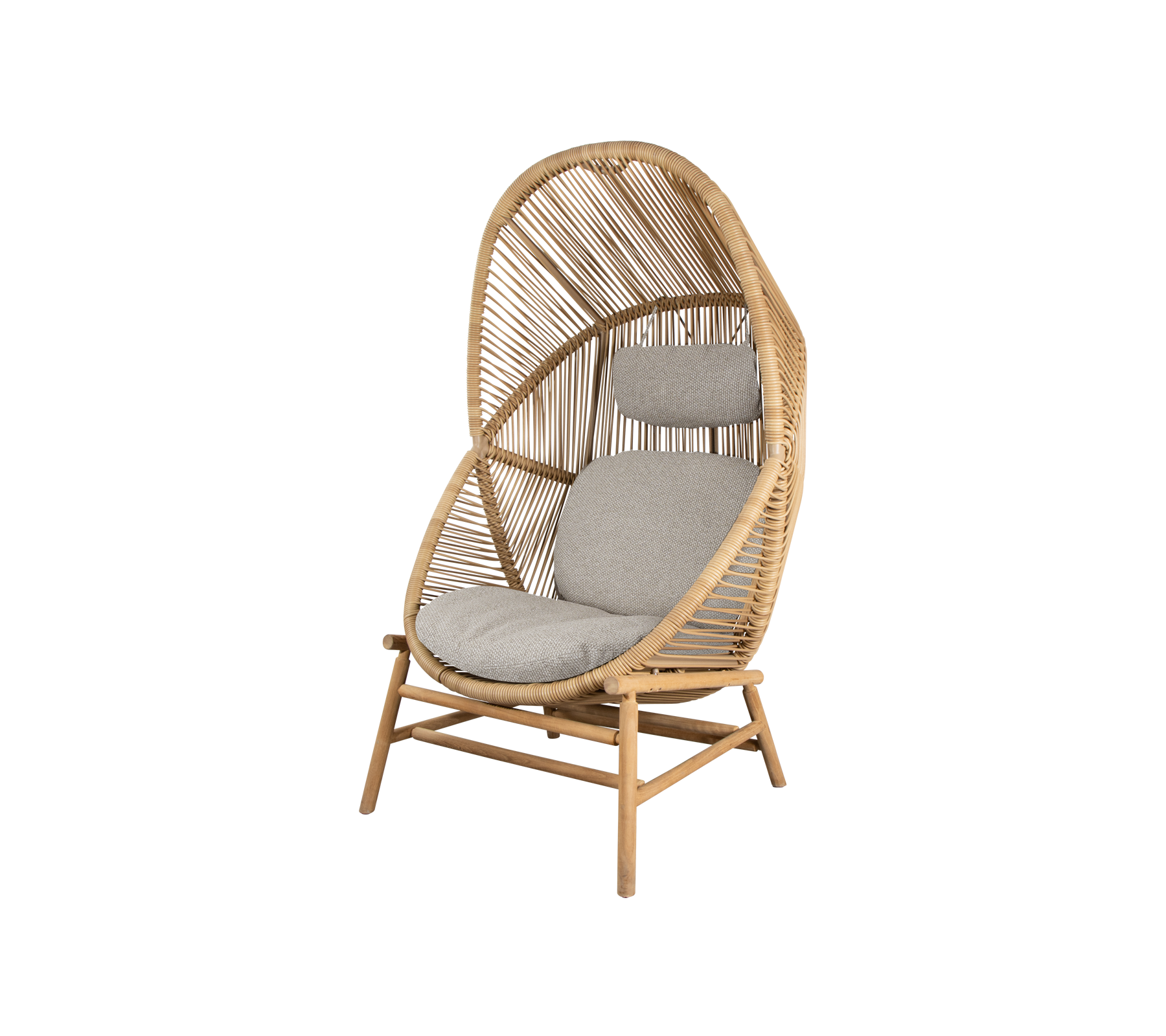 Woven Outdoor Lounge Chair Rope Base