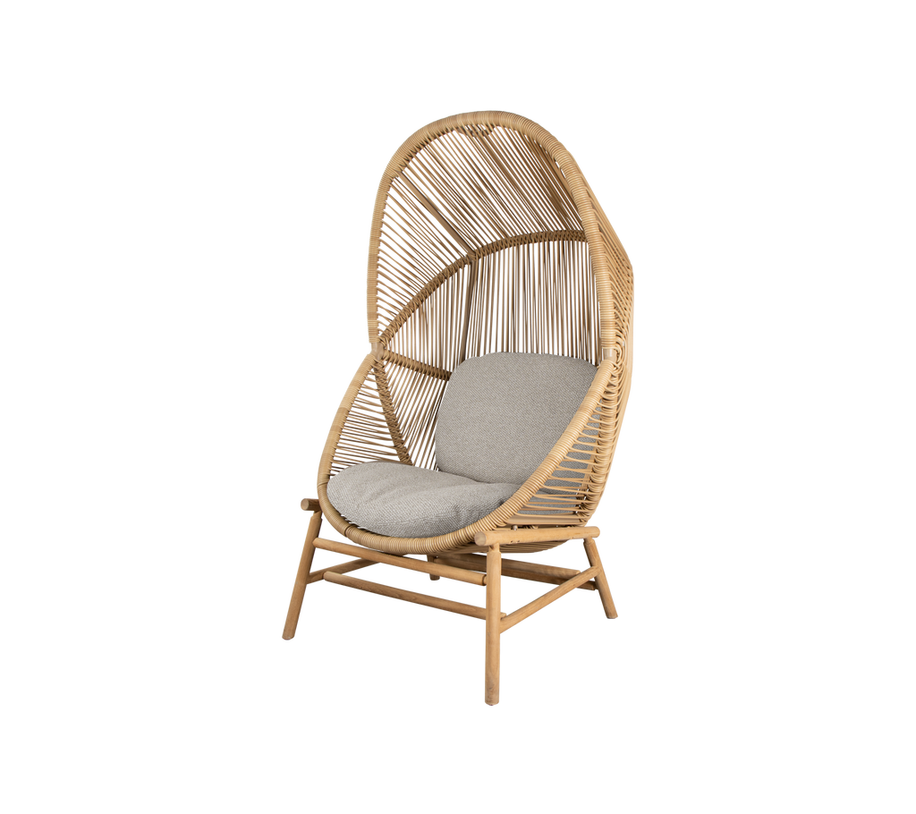 Woven Outdoor Lounge Chair Rope Base