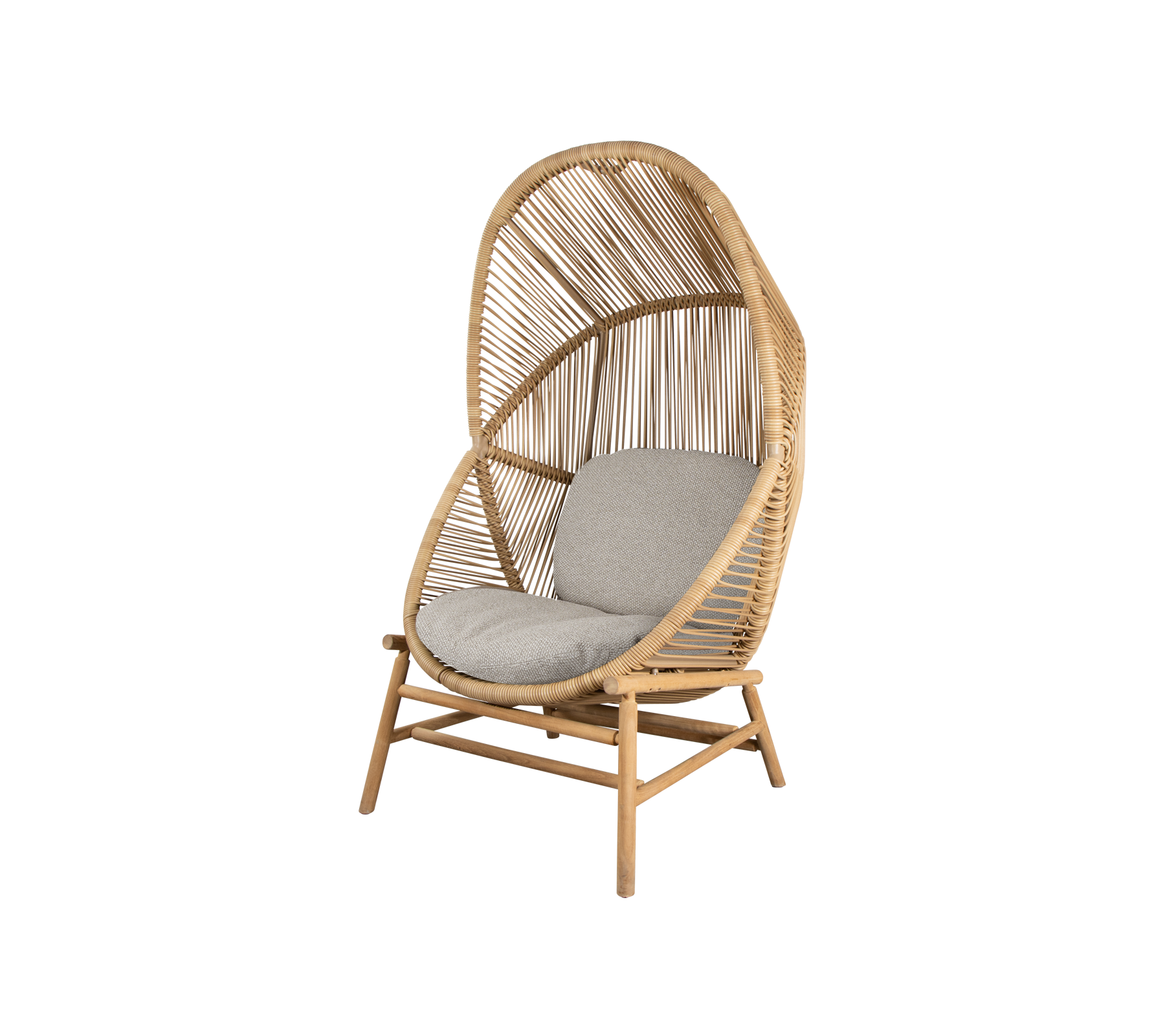 Woven Outdoor Lounge Chair Rope Base