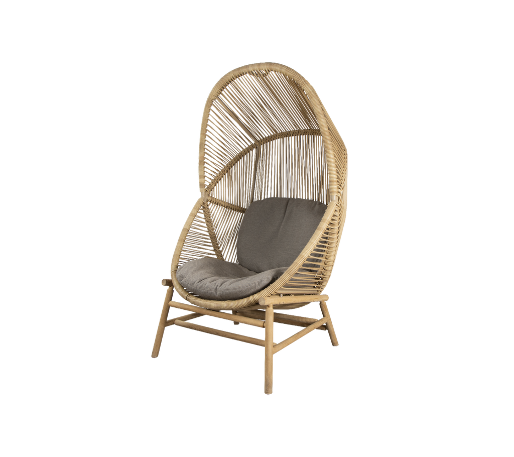 Woven Outdoor Lounge Chair Rope Base