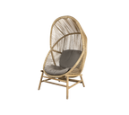 Woven Outdoor Lounge Chair Rope Base