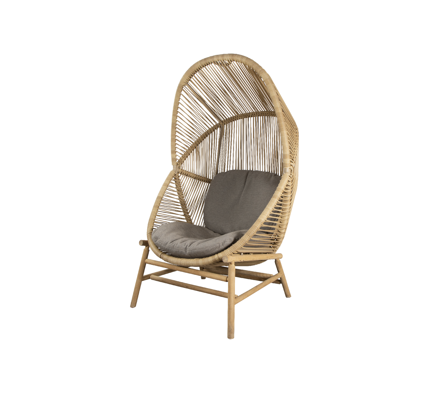 Woven Outdoor Lounge Chair Rope Base