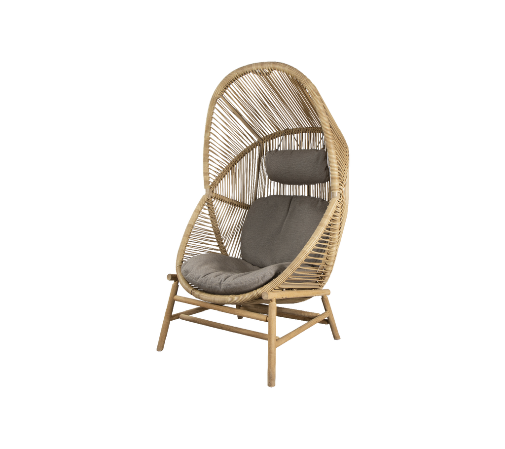 Woven Outdoor Lounge Chair Rope Base