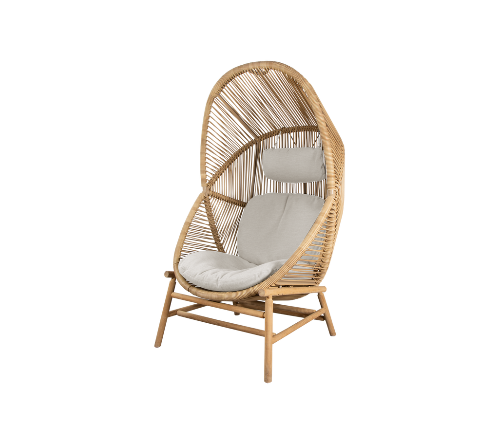 Woven Outdoor Lounge Chair Rope Base