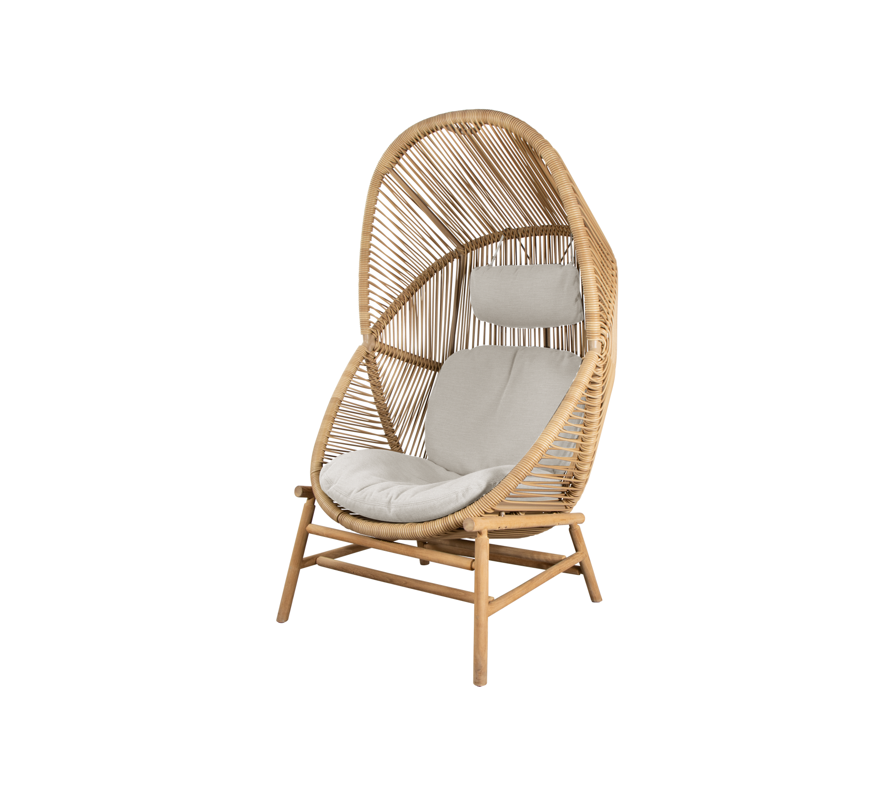 Woven Outdoor Lounge Chair Rope Base