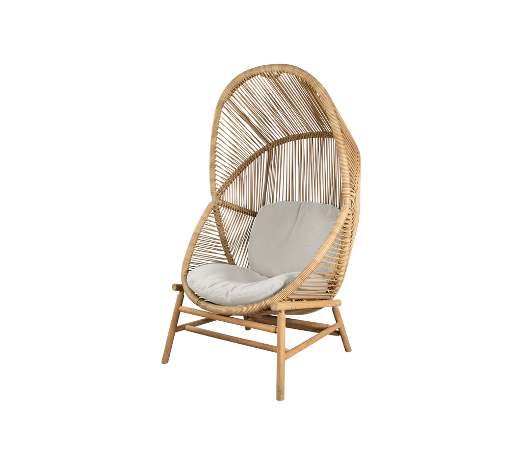Woven Outdoor Lounge Chair Rope Base