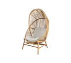 Woven Outdoor Lounge Chair Rope Base