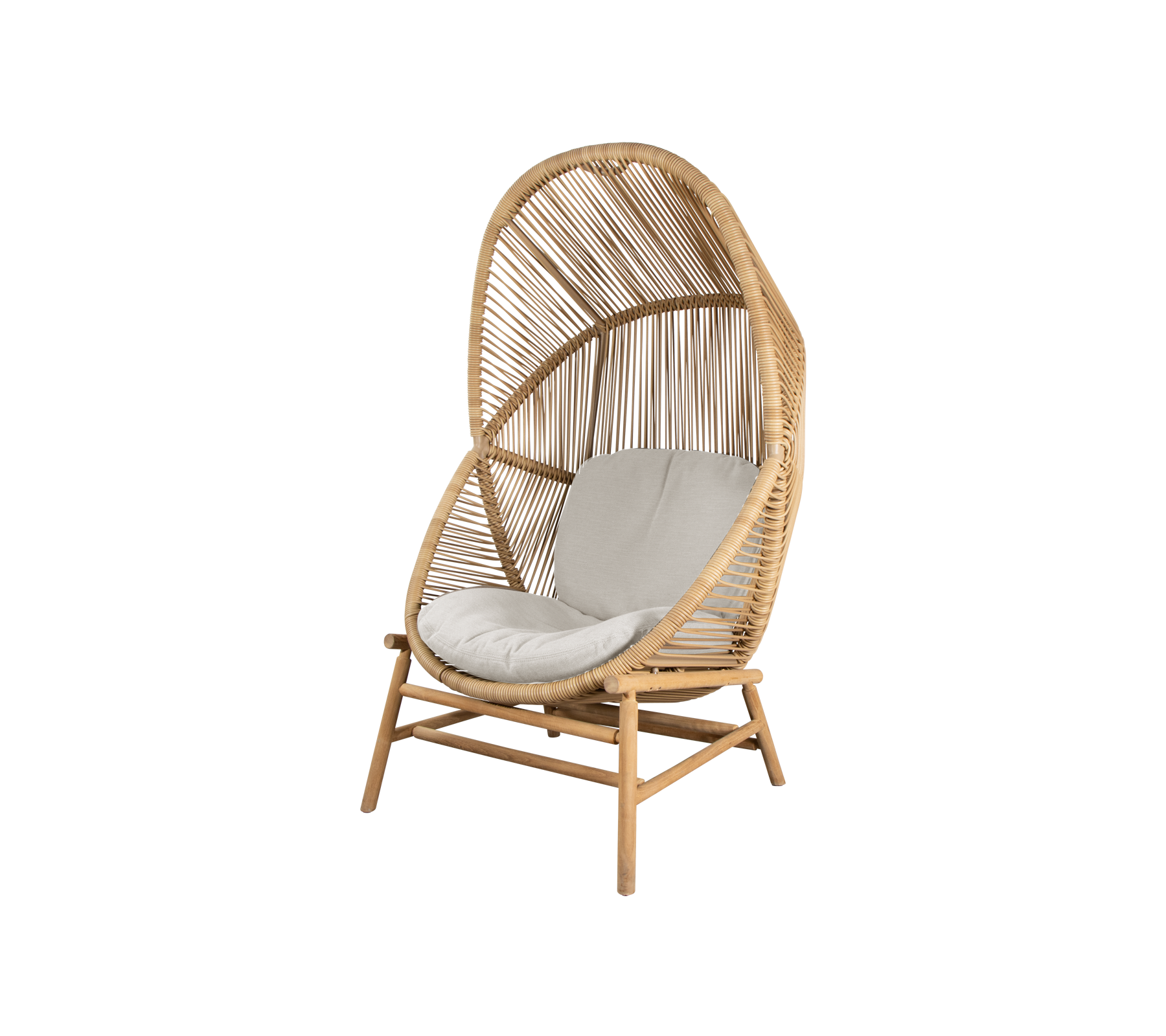 Woven Outdoor Lounge Chair Rope Base