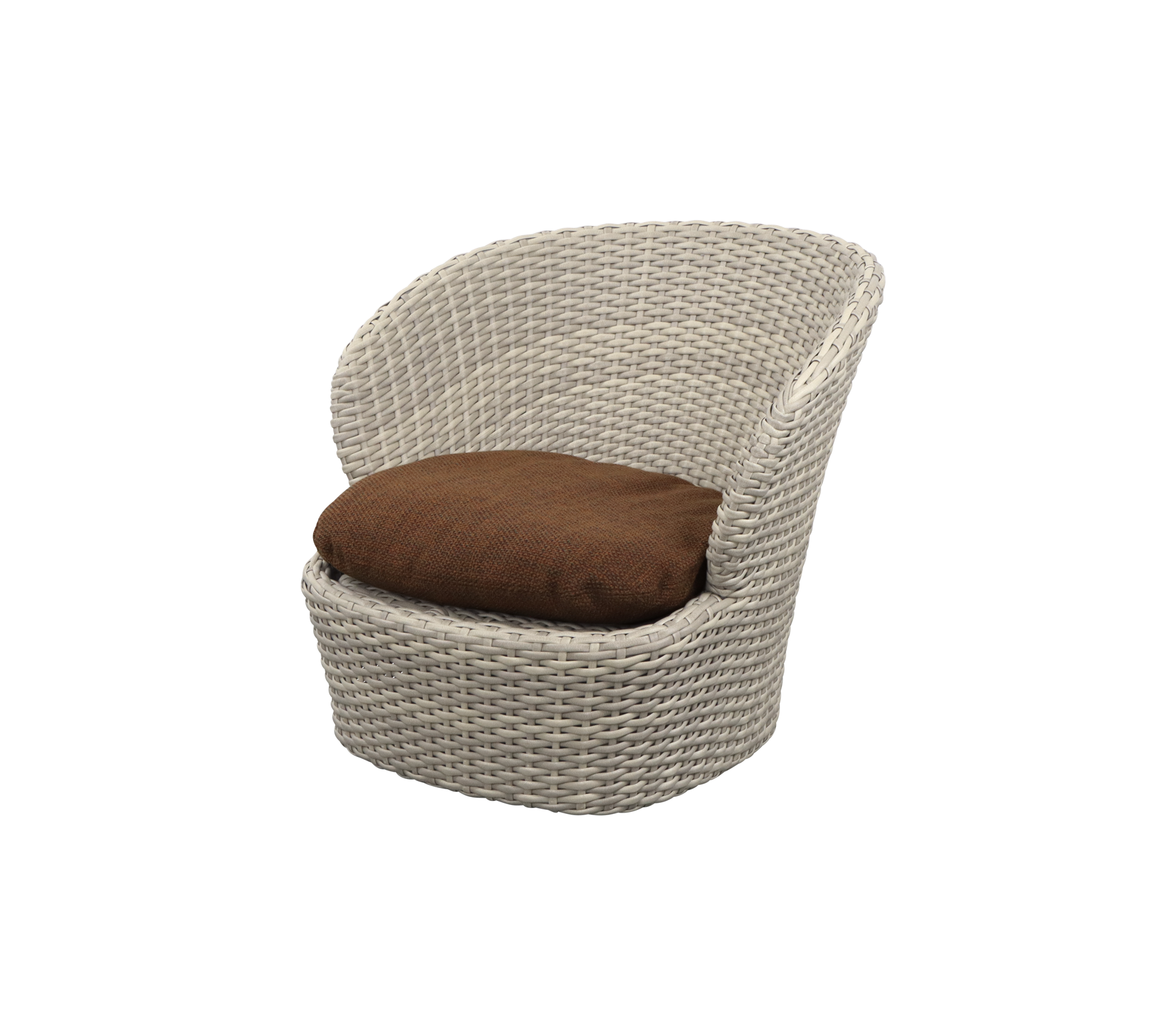 Swivel Outdoor Lounge Chair Woven