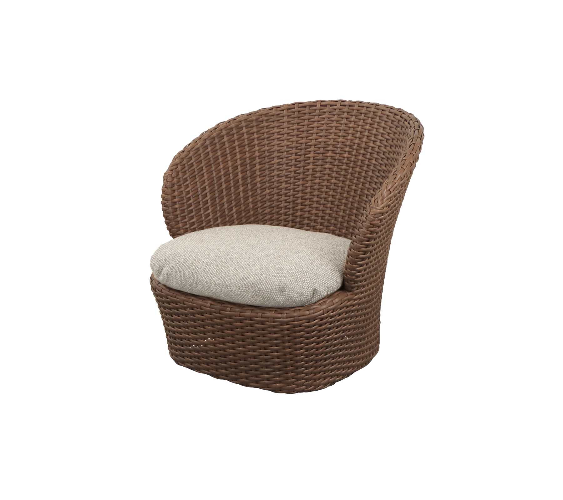 Swivel Outdoor Lounge Chair Woven