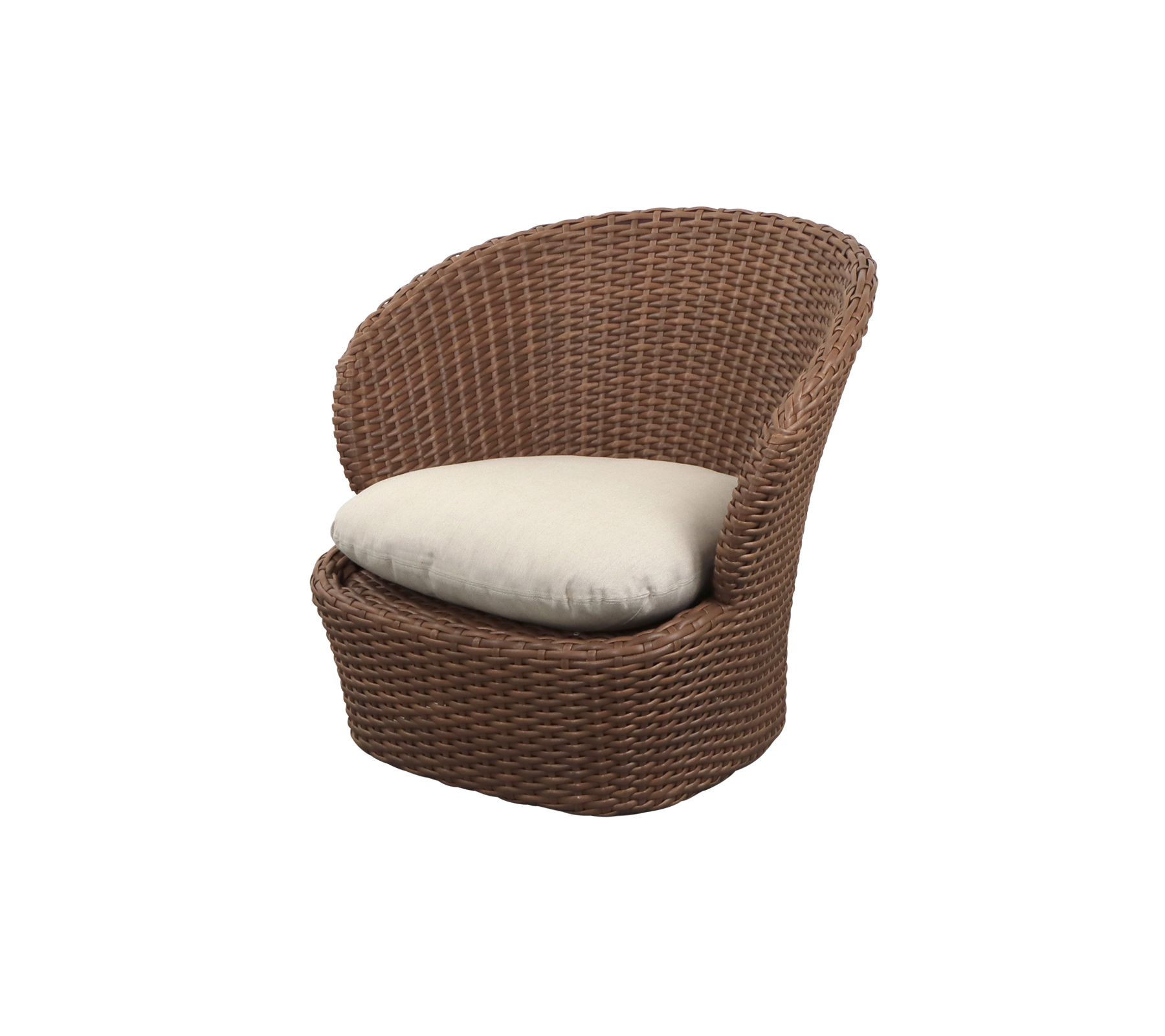 Swivel Outdoor Lounge Chair Woven