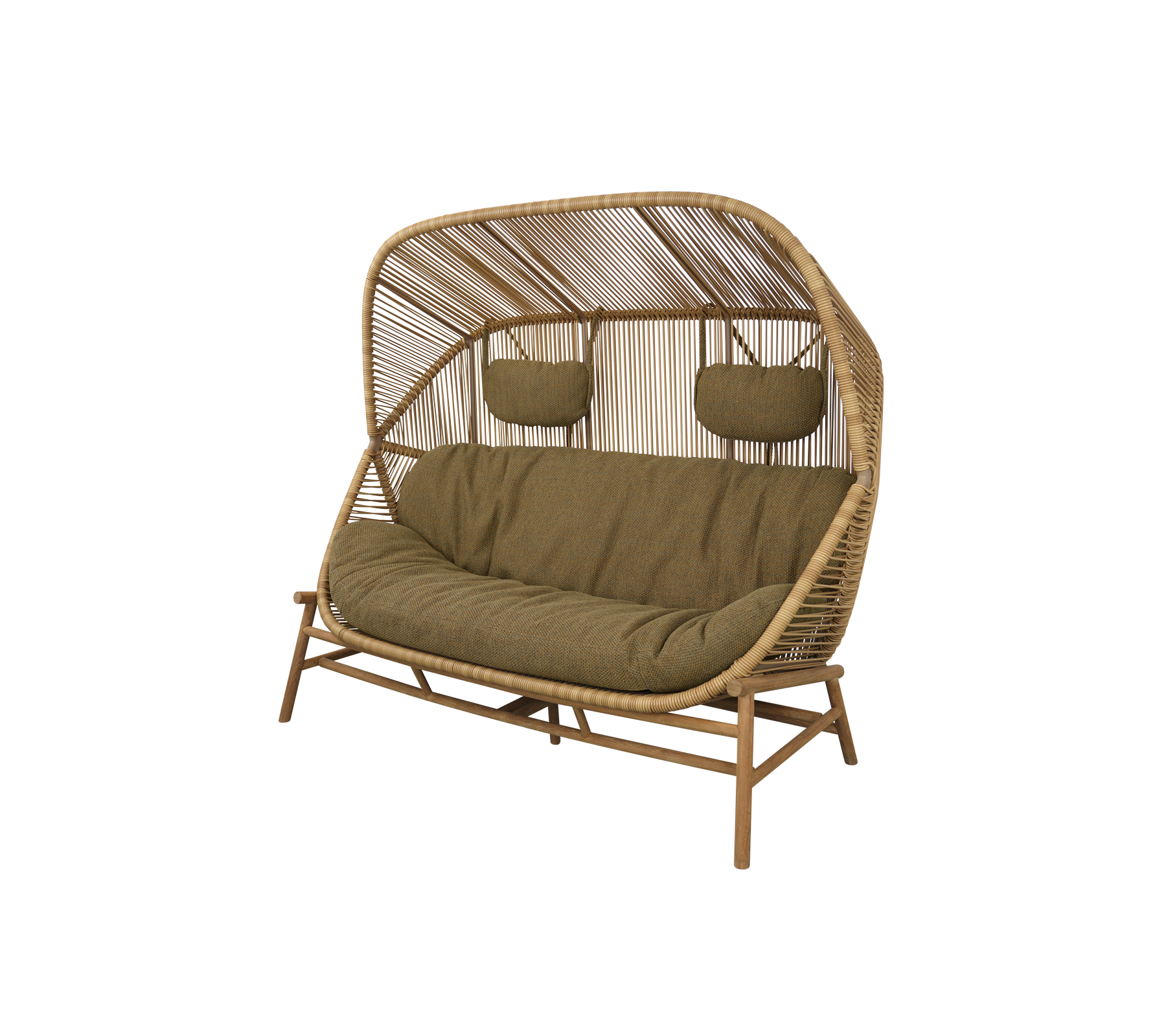 Woven Outdoor Sofa 2 Seater
