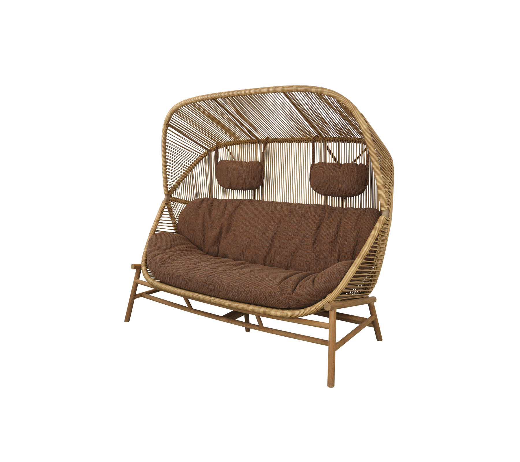 Woven Outdoor Sofa 2 Seater