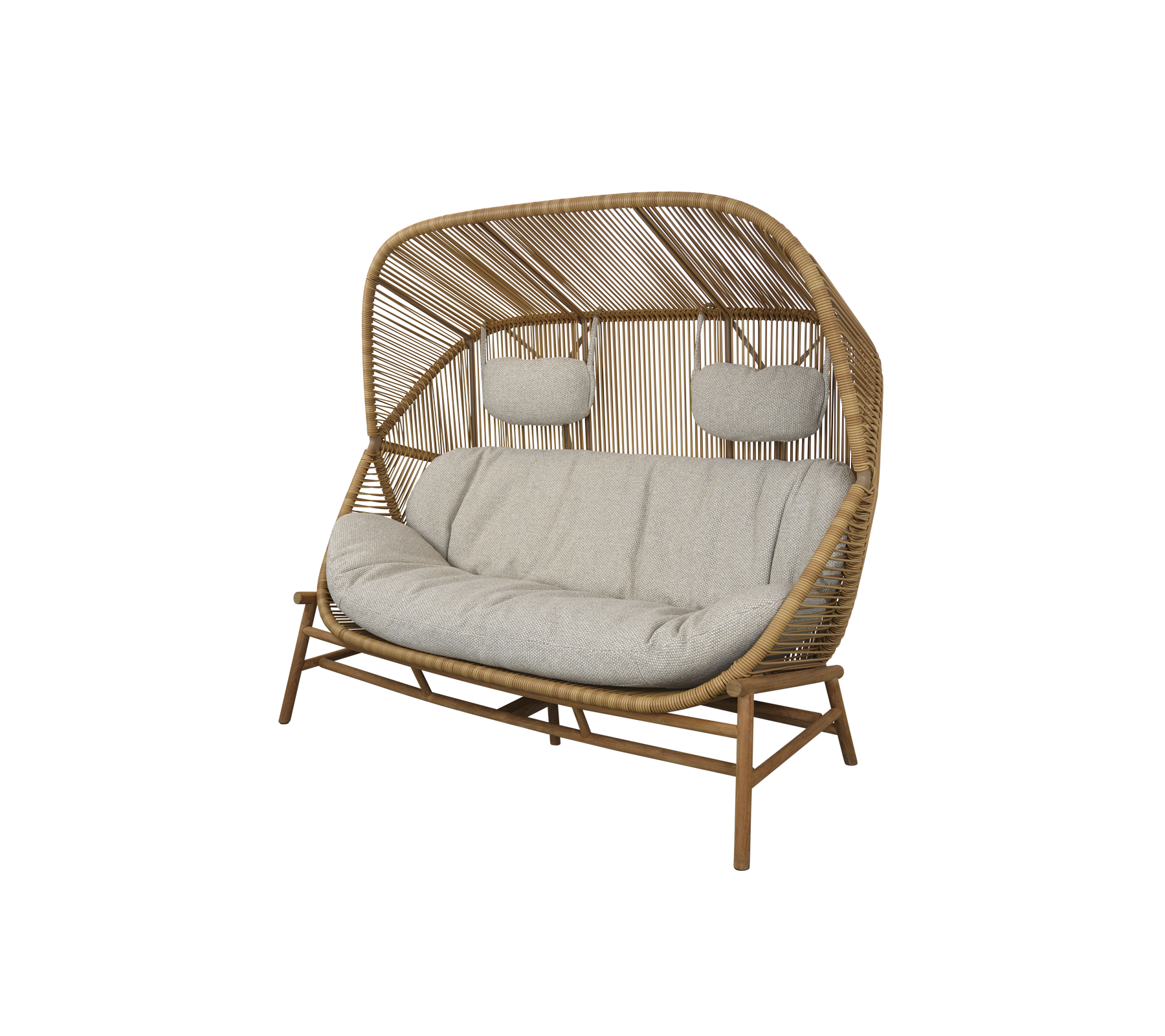 Woven Outdoor Sofa 2 Seater