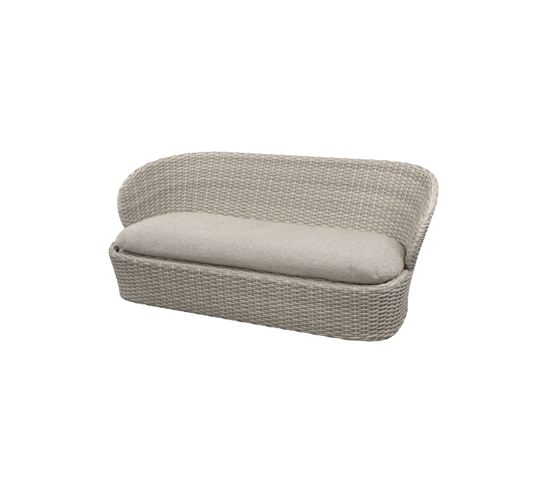 Woven Outdoor Sofa 2.5 Seater