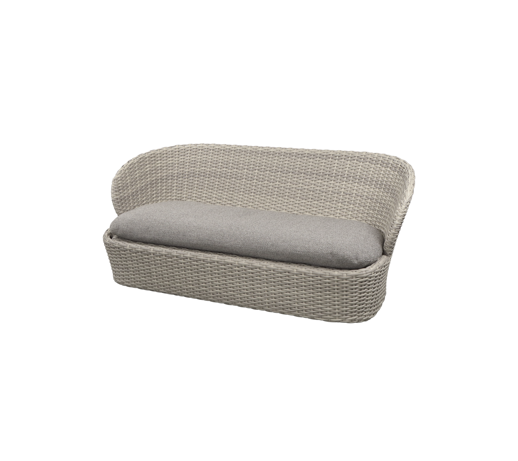 Woven Outdoor Sofa 2.5 Seater