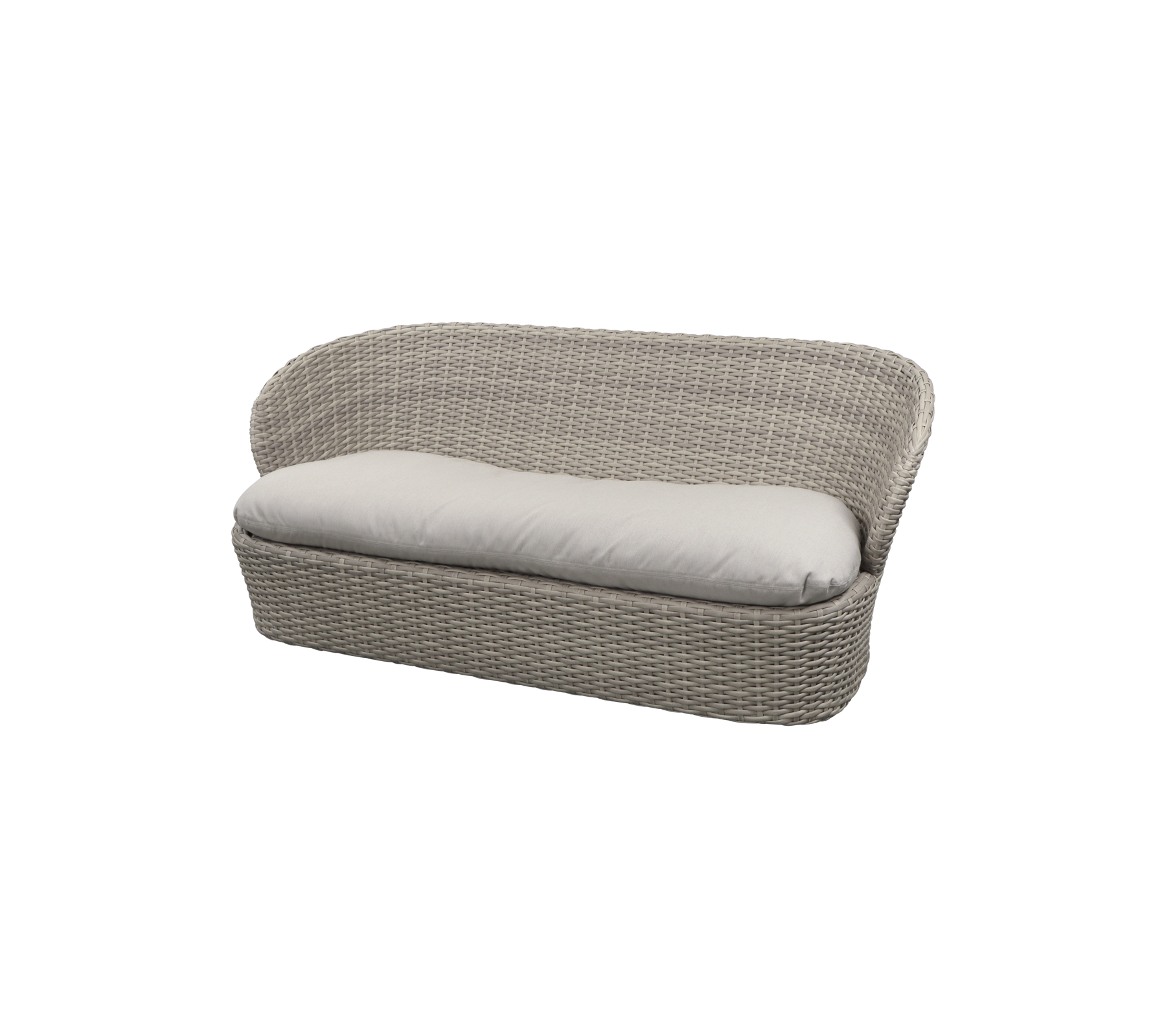 Woven Outdoor Sofa 2.5 Seater