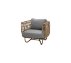 Woven Outdoor Lounge Chair Round