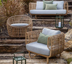 Woven Outdoor Lounge Chair Round