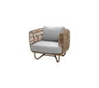 Woven Outdoor Lounge Chair Round