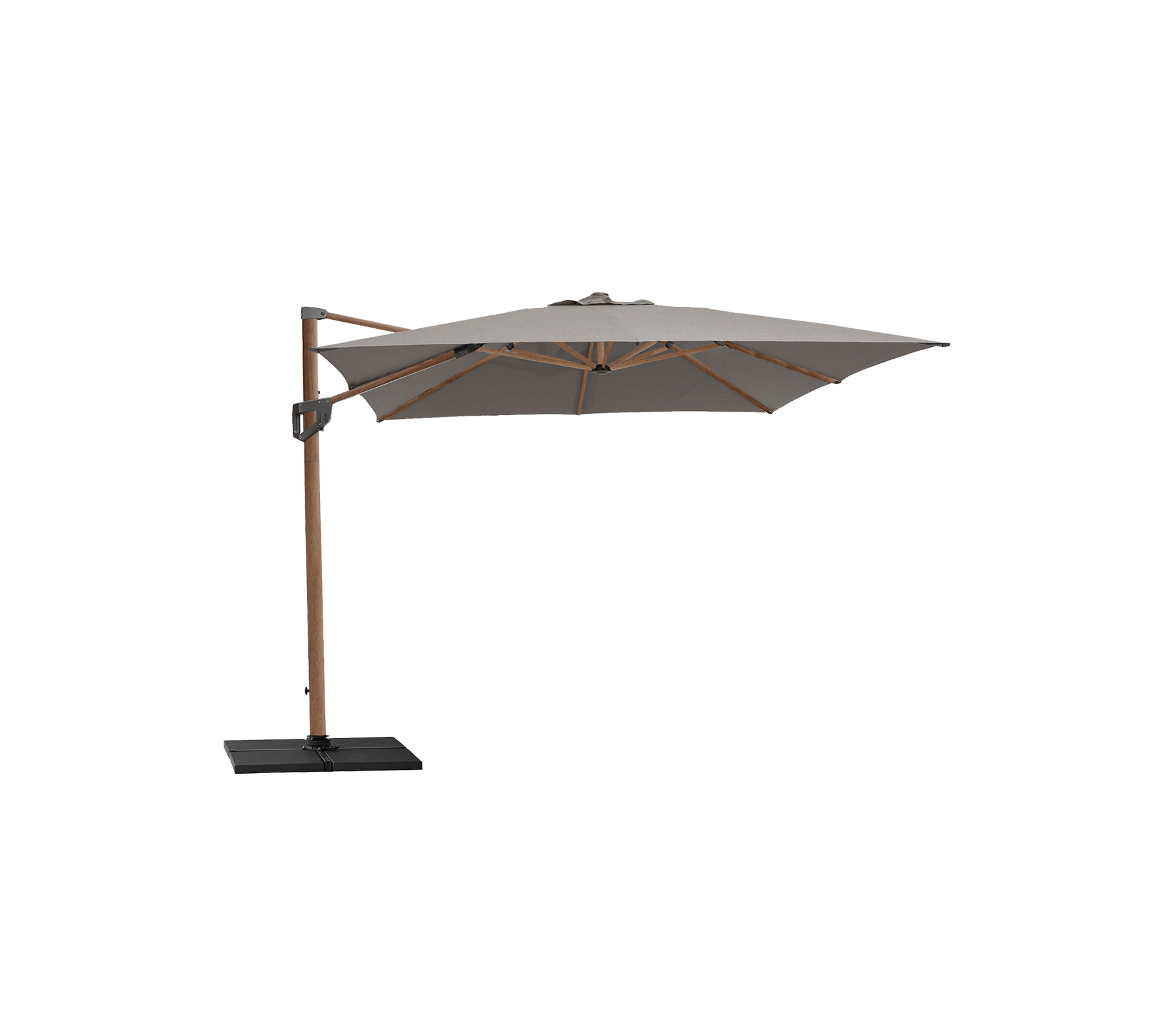Hyde Luxe tilt cantilever parasol 3x3m