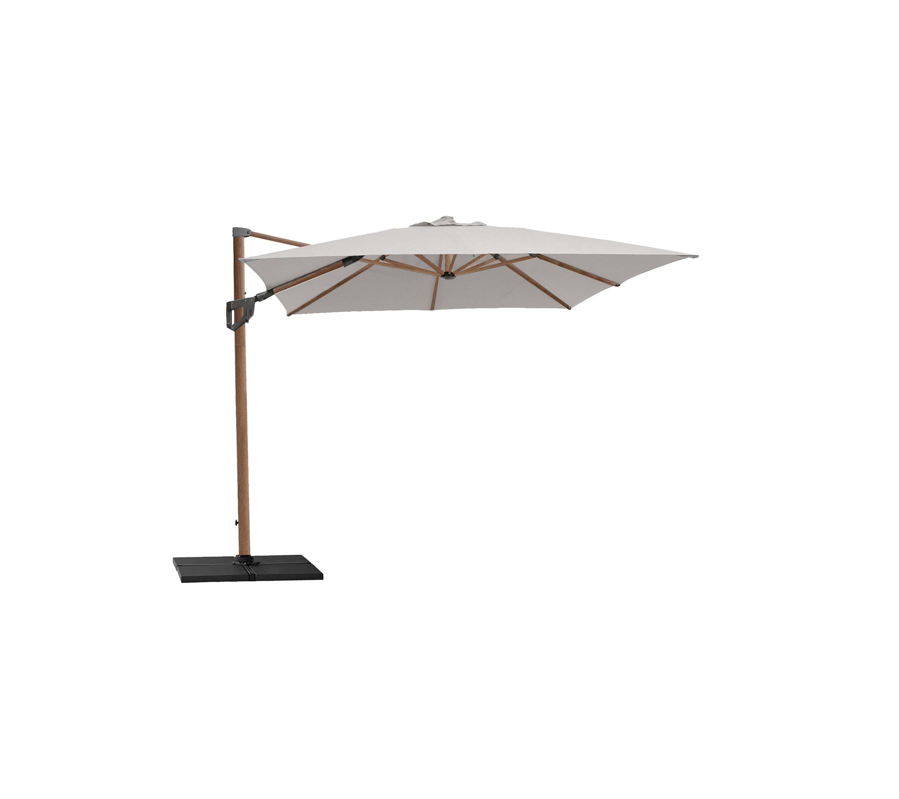 Hyde Luxe Cantilever Hanging Parasol 3x4m
