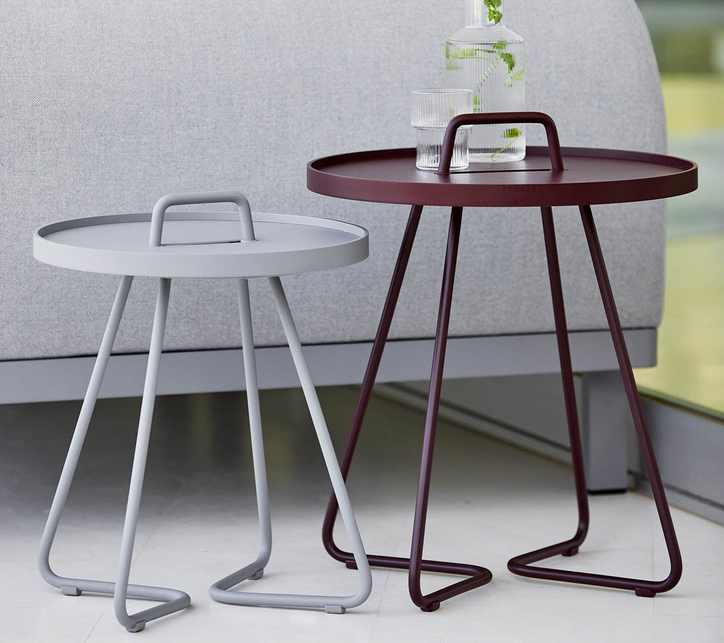 Outdoor Side Table Aluminum Small