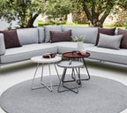 Outdoor Side Table Aluminum Mini