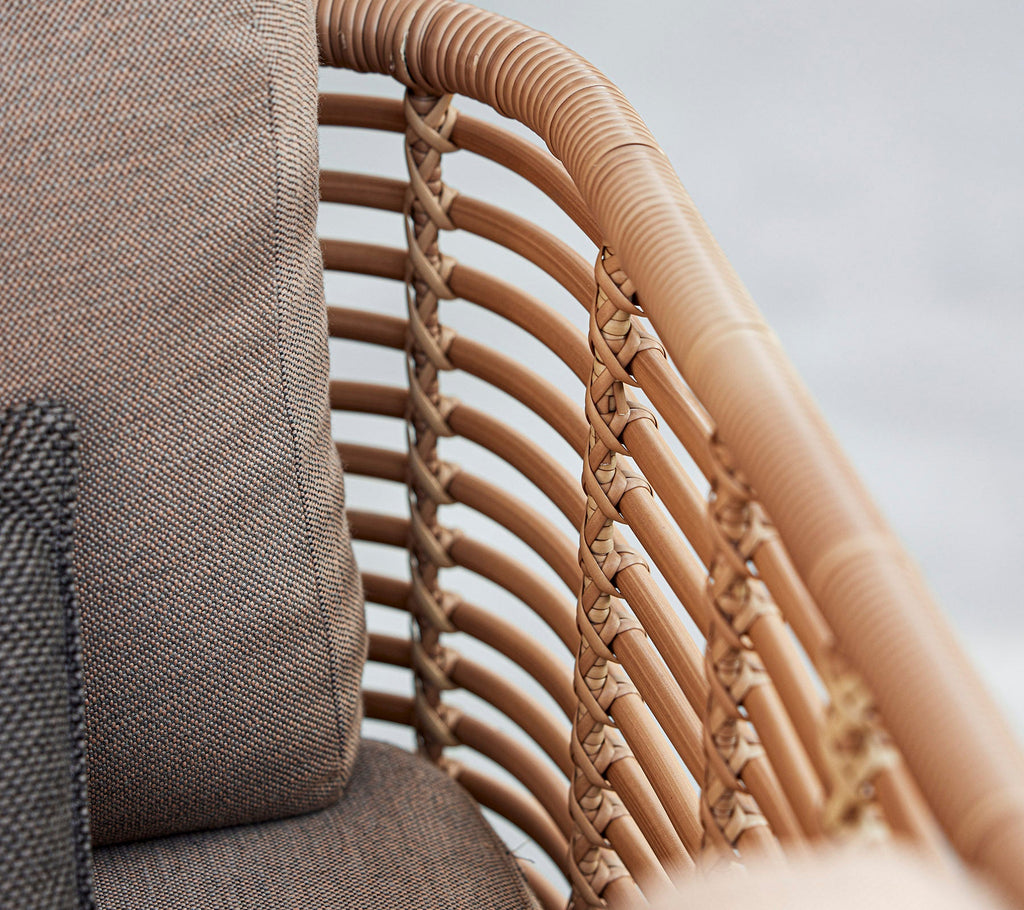 Sculptural Outdoor Lounge Chair Woven