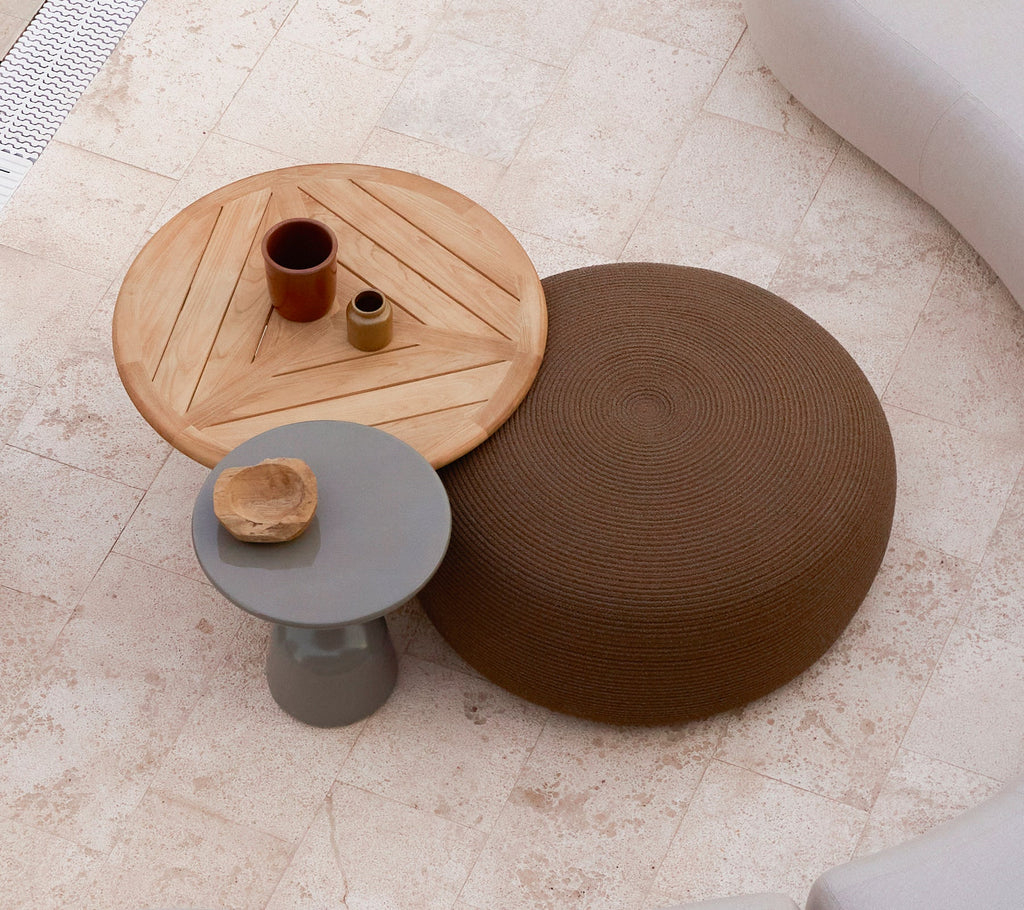 Outdoor Coffee Table Lava Stone Large